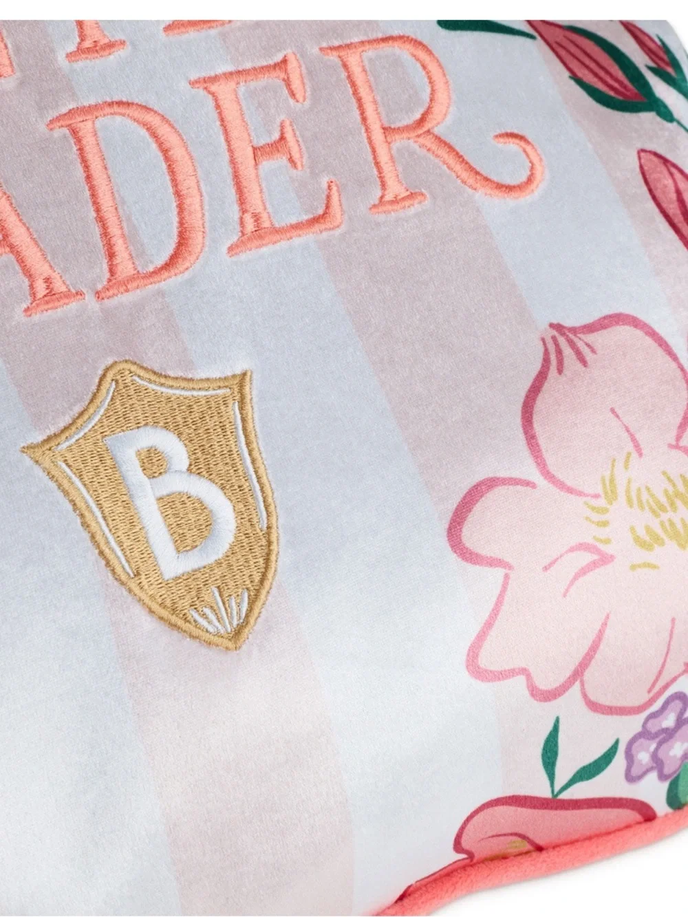 Hallmark Bridgerton Dearest Gentle Reader Decorative Pillow Pink Floral